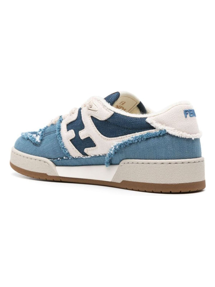 MATCH LOW TRAINER IN BLUE DENIM