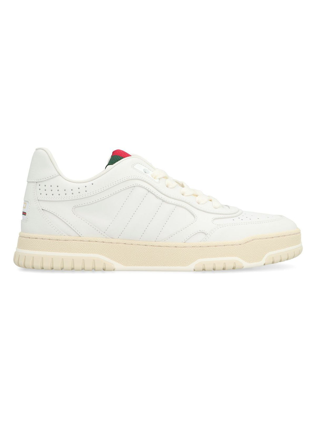 RE-WEB LEATHER LOW-TOP SNEAKERS