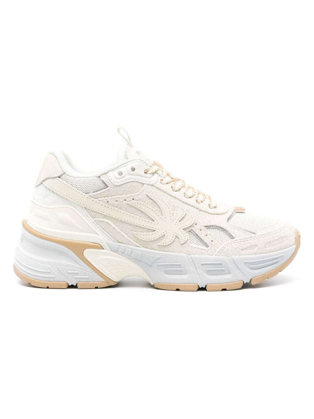 MAXI BEIGE SNEAKER PALM TREE LOGO