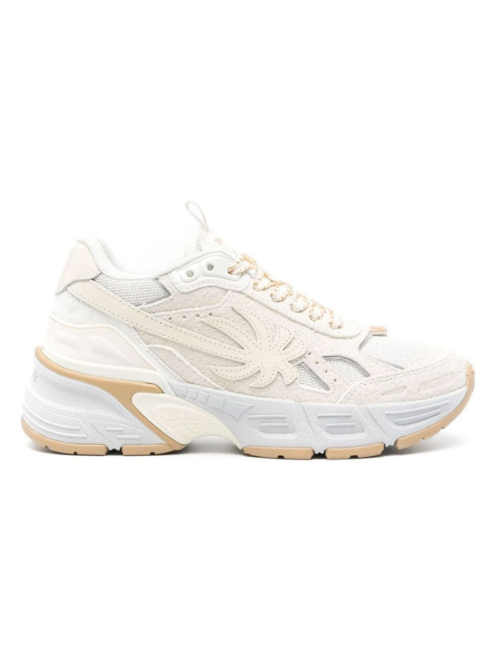 MAXI BEIGE SNEAKER PALM TREE LOGO