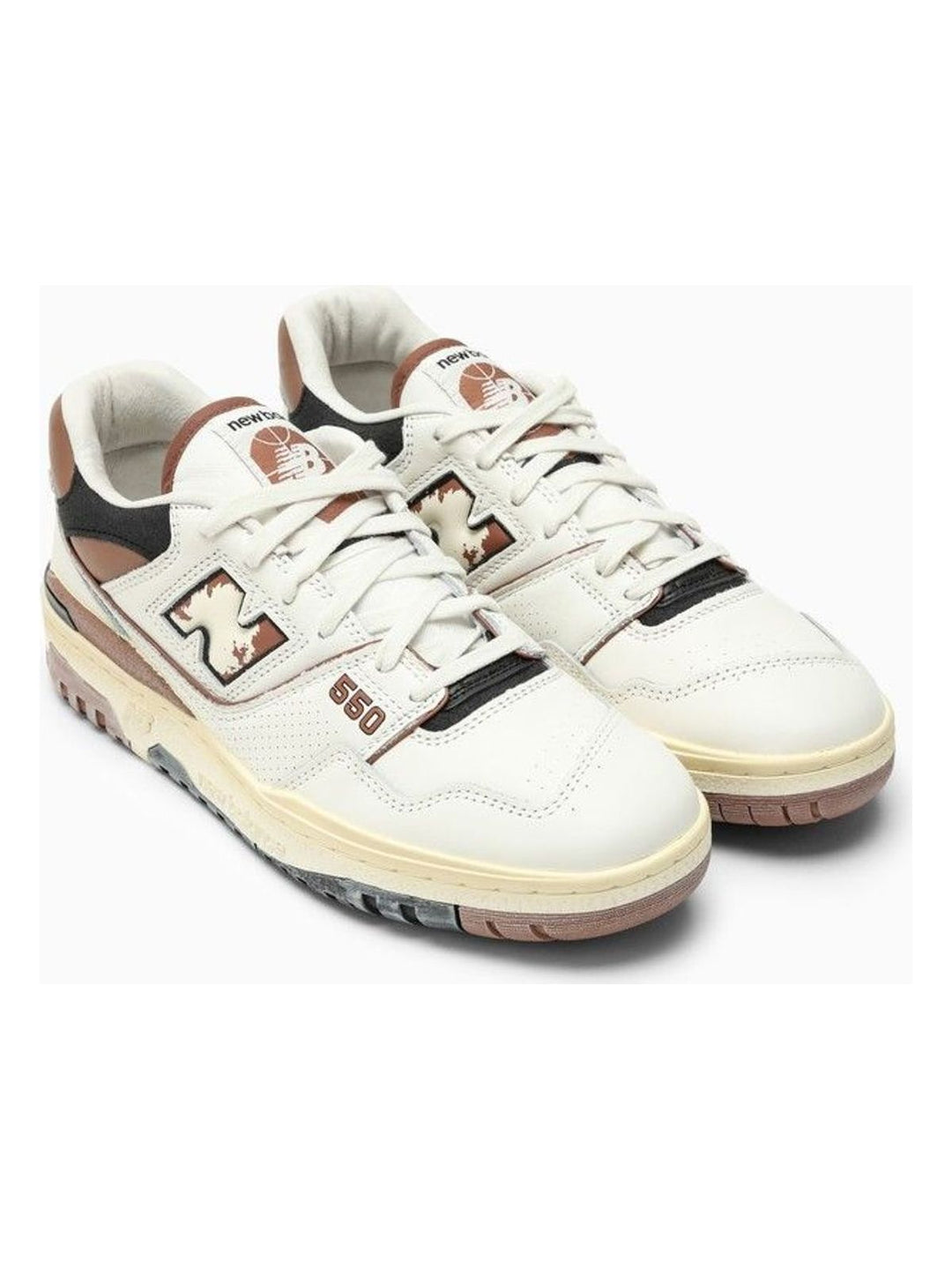 LOW 550 WHITE/VINTAGE BROWN SNEAKERS