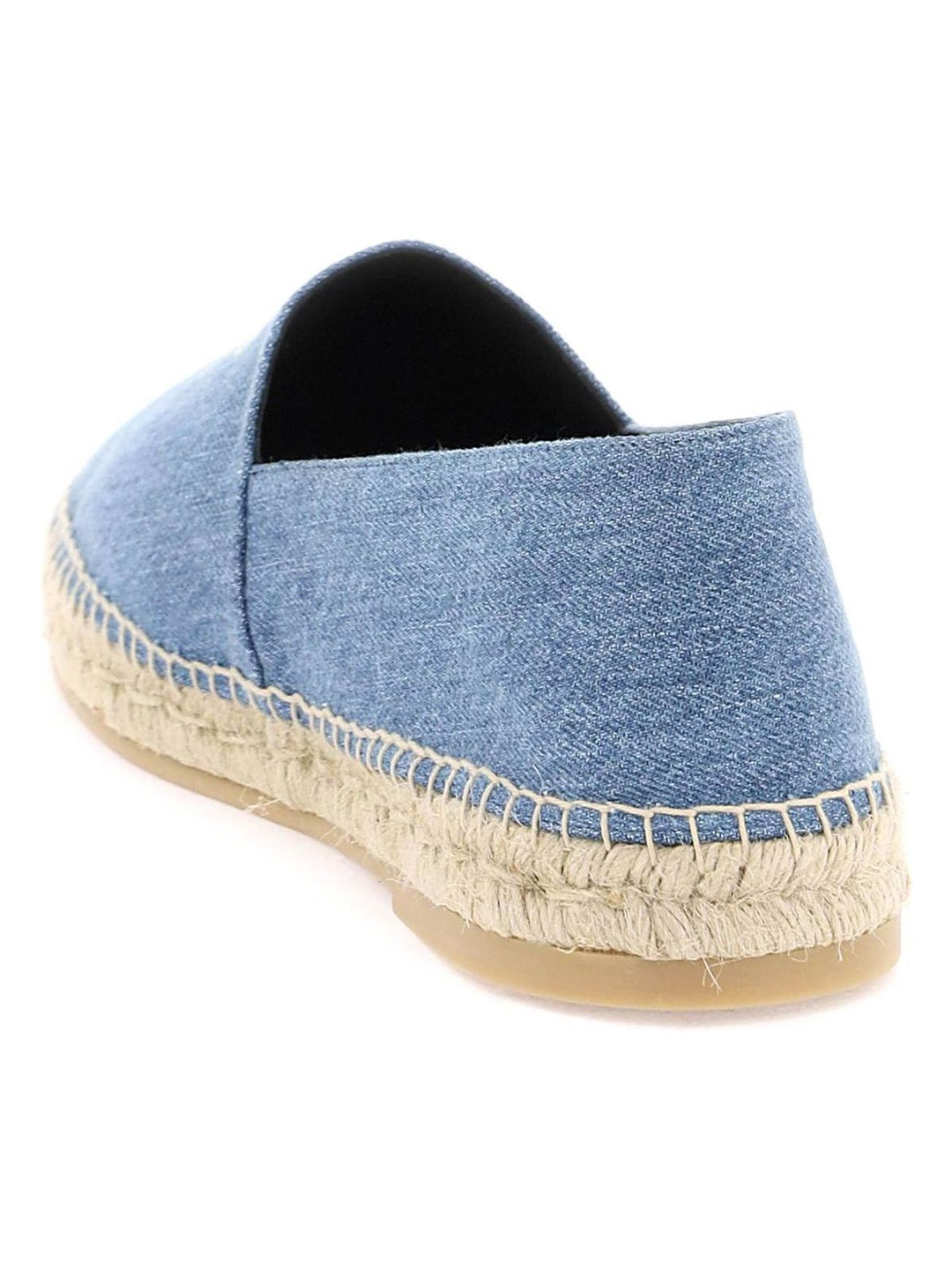 DENIM ESPADRILLES WITH EMBROIDERED LOGO