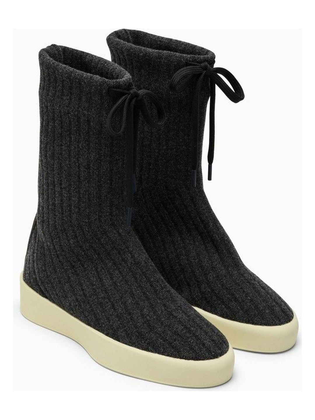 MOC KNIT HI DARK GREY BOOT