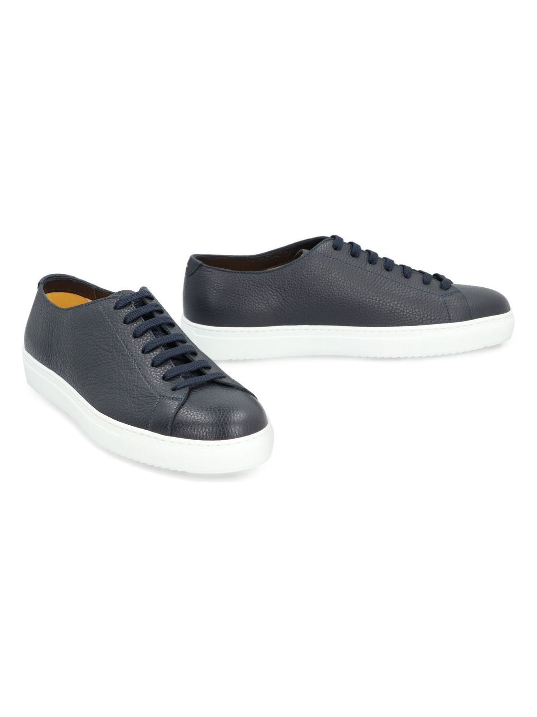 LEATHER LOW-TOP SNEAKERS