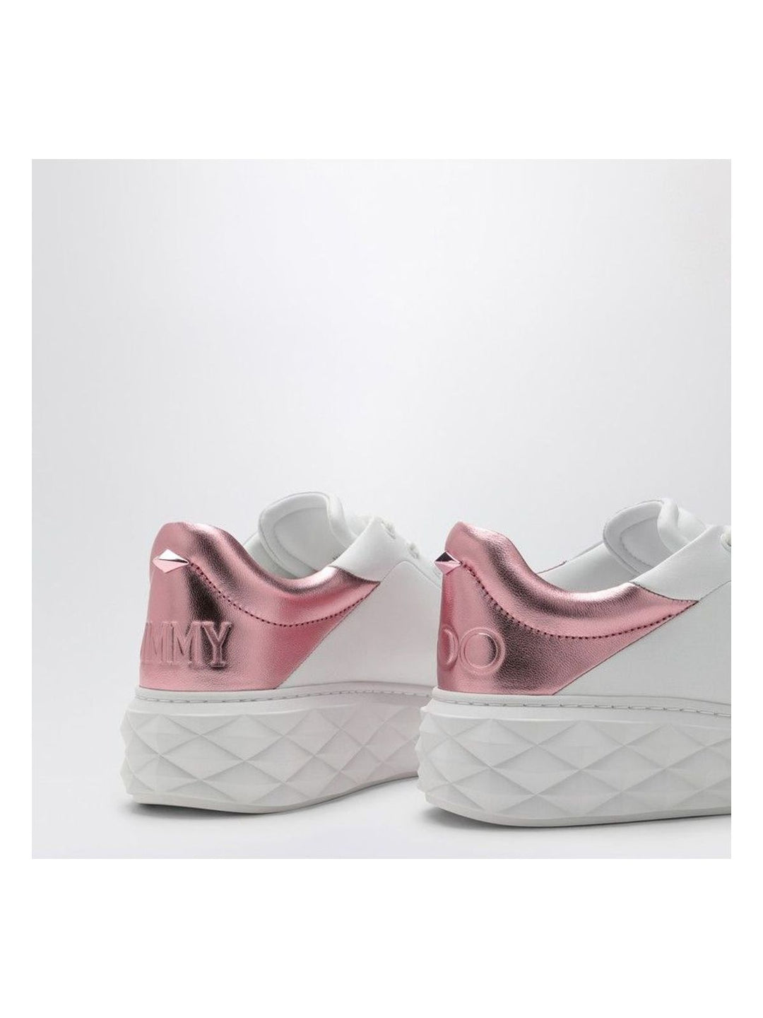 DIAMOND MAXI WHITE/PINK METALLIC SNEAKER