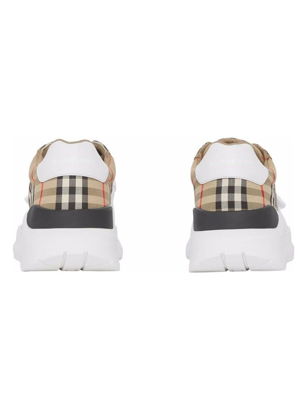 CHECK FABRIC SNEAKERS