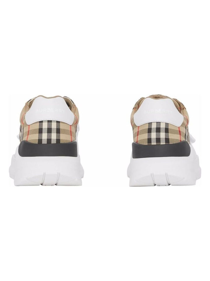 CHECK FABRIC SNEAKERS
