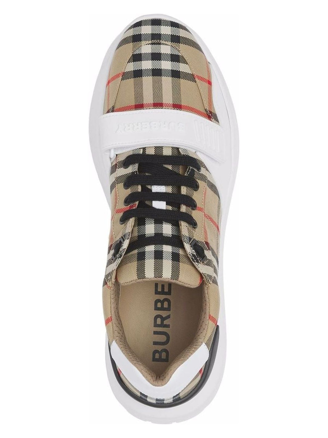 CHECK FABRIC SNEAKERS