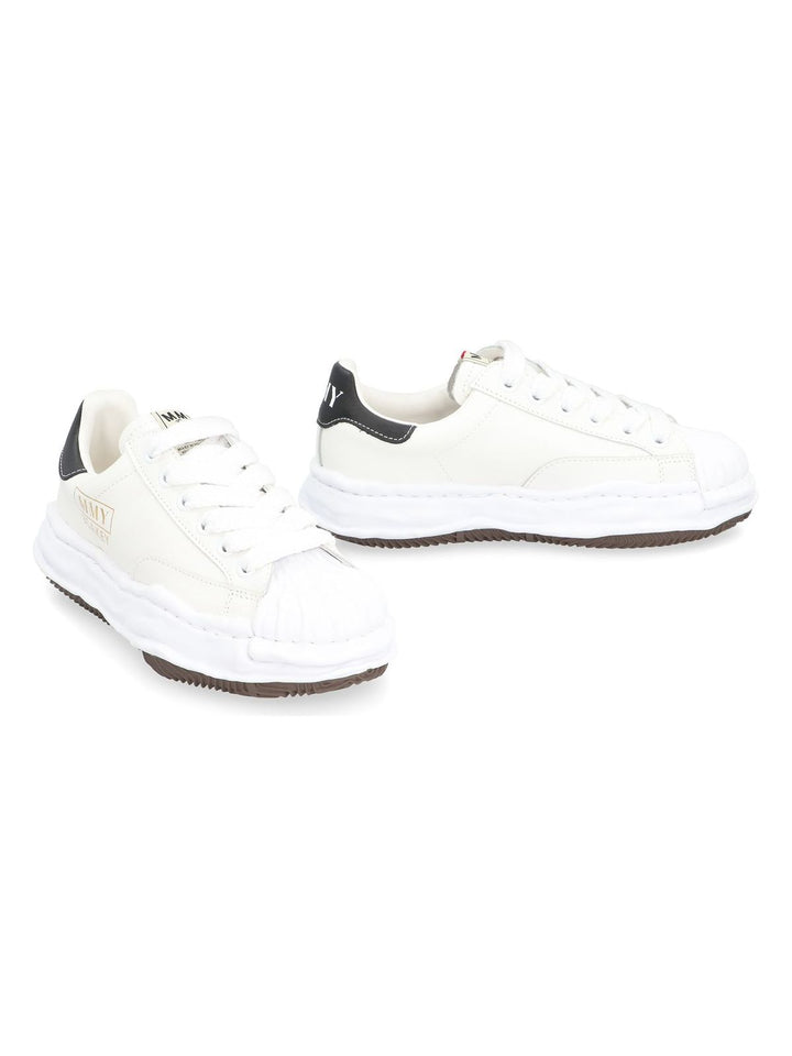 BLAKEY LEATHER LOW-TOP SNEAKERS
