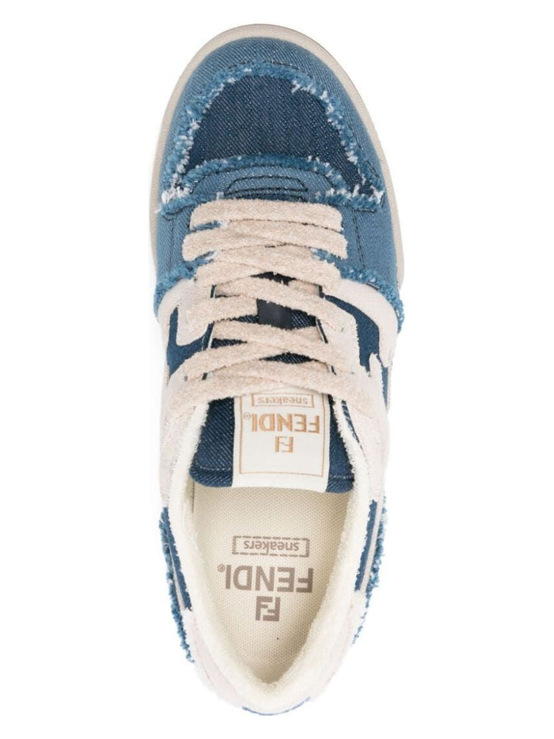 MATCH LOW TRAINER IN BLUE DENIM