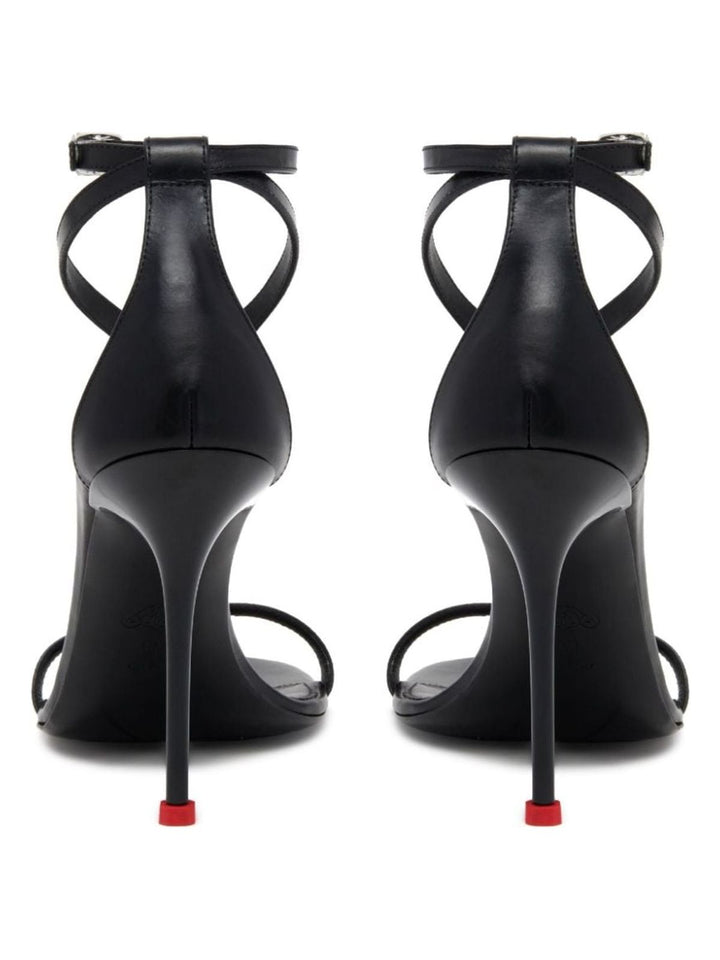 LEATHER HEEL SANDALS