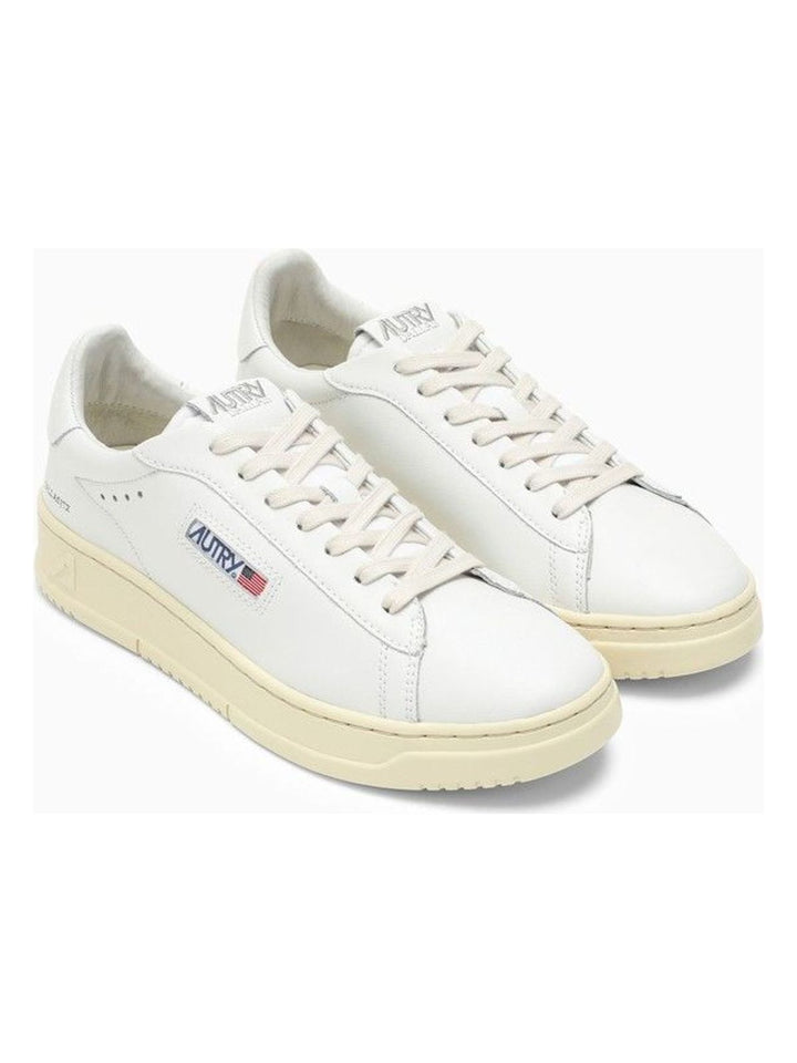 WHITE LEATHER DALLAS SNEAKERS