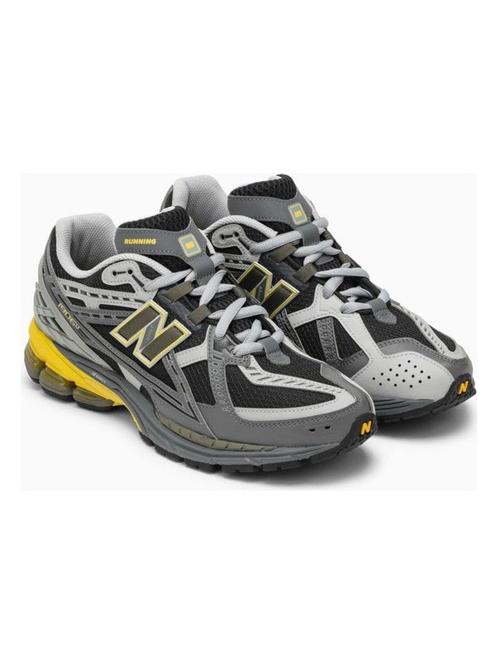 LOW 1906 UTILITY GREY/LEMON TRAINER