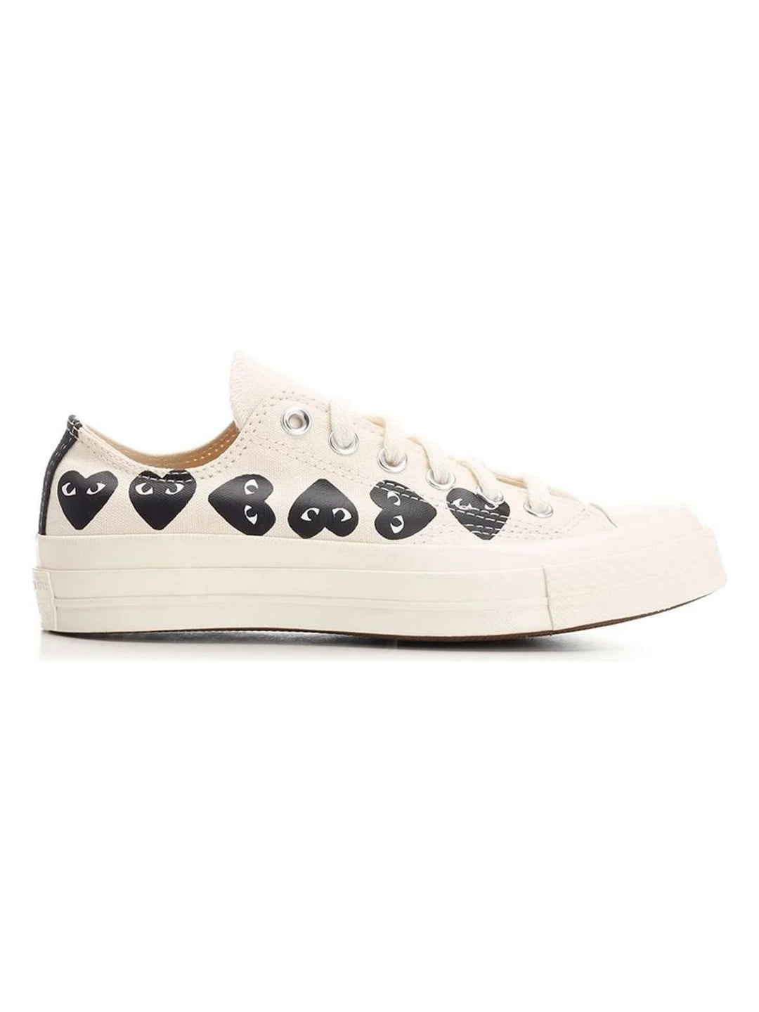 PLAY CONVERSE MULTI HEART LOW TOP