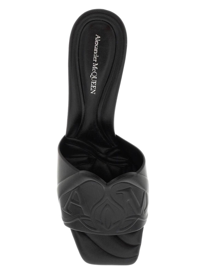 SEAL HEELED SANDALS
