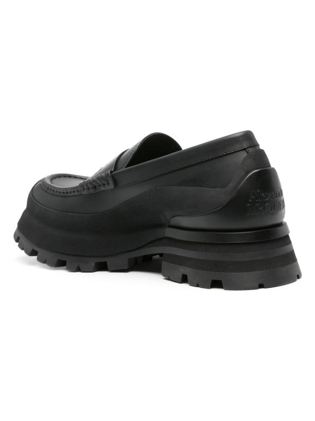SEAL LOGO LEATHER LOAFERS