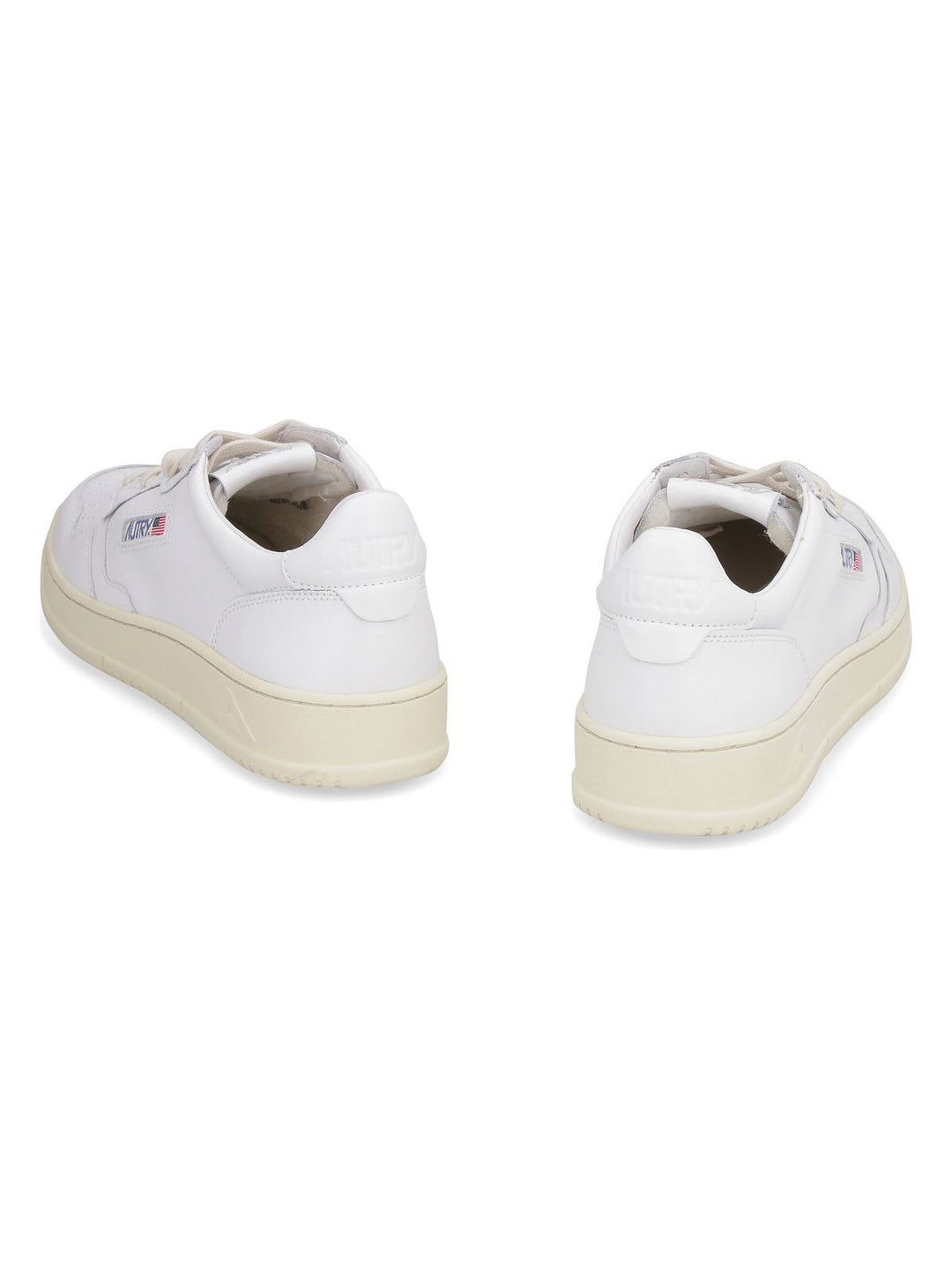 WHITE LEATHER MEDALIST SNEAKERS