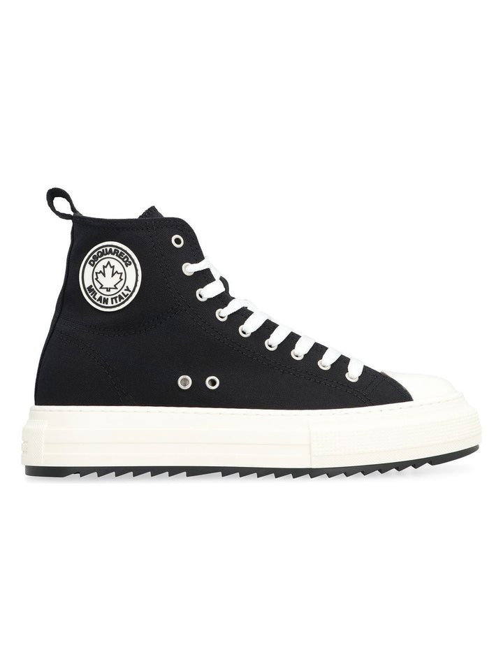 CANVAS HIGH-TOP SNEAKERS