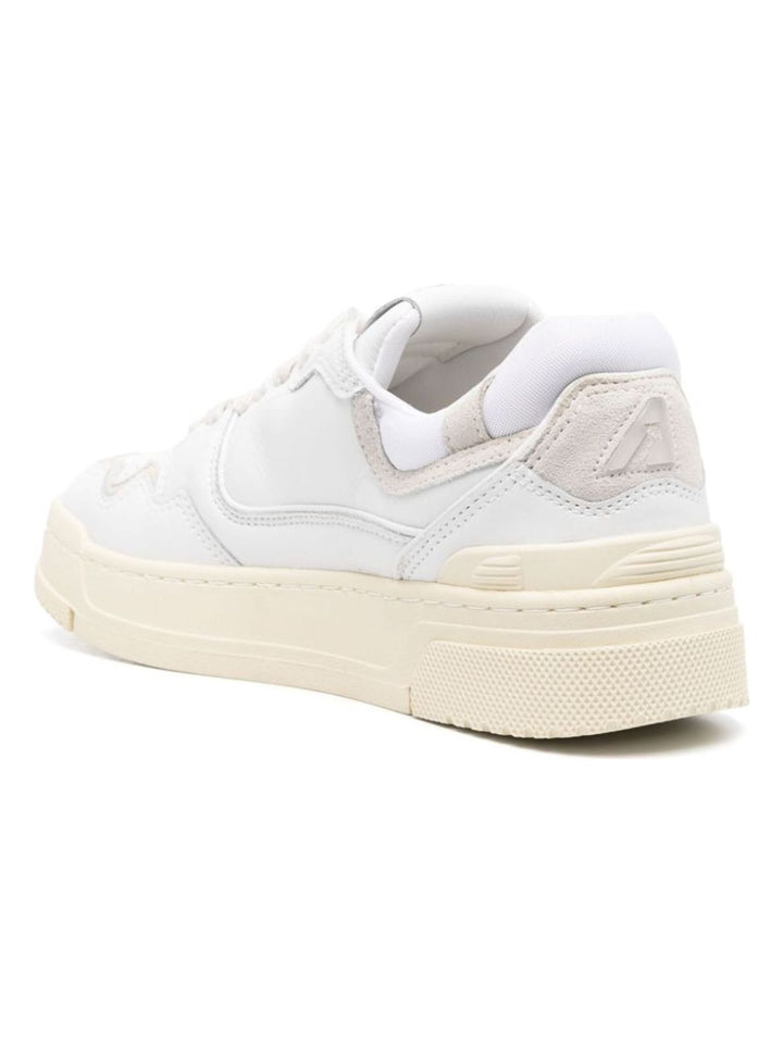 LOW CLC WHITE LEATHER TRAINER