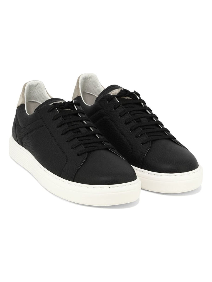 GRAINED CALFSKIN SNEAKERS