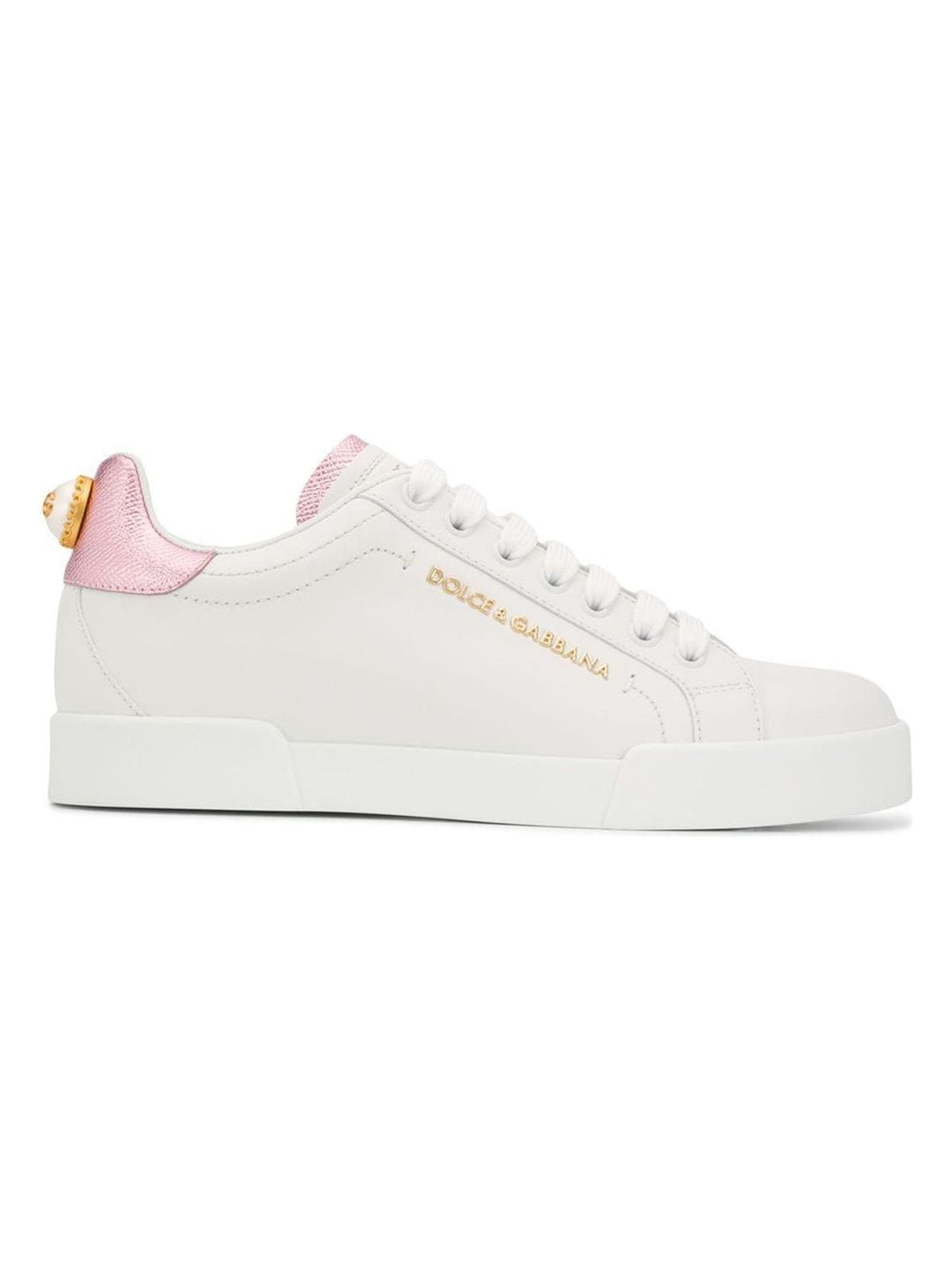 SNEAKER CLASSICA V BLANCO TALON ROSA