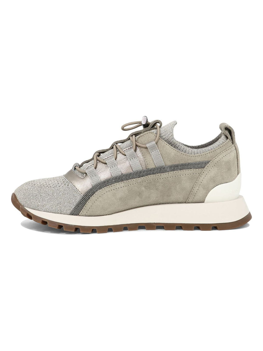 SNEAKERS WITH LAMÉ DETAILS