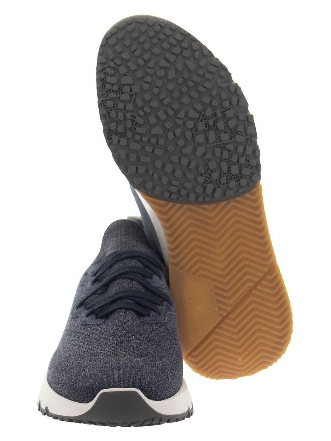 KNIT CHINE SNEAKERS IN