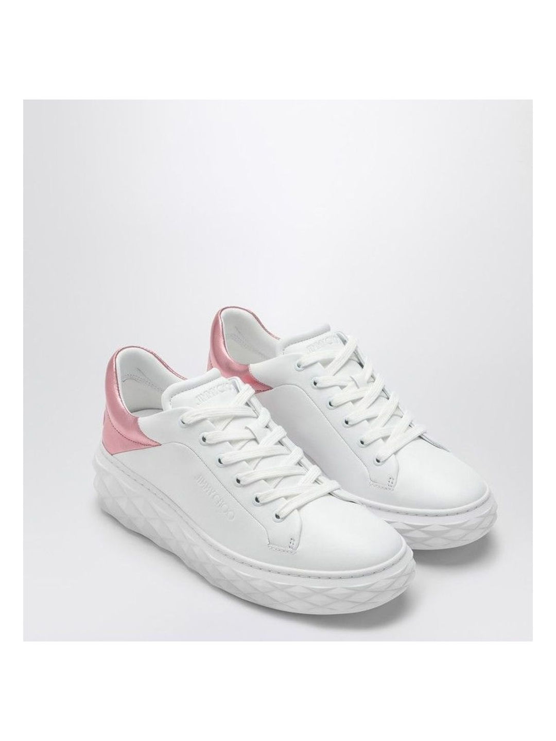 DIAMOND MAXI WHITE/PINK METALLIC SNEAKER