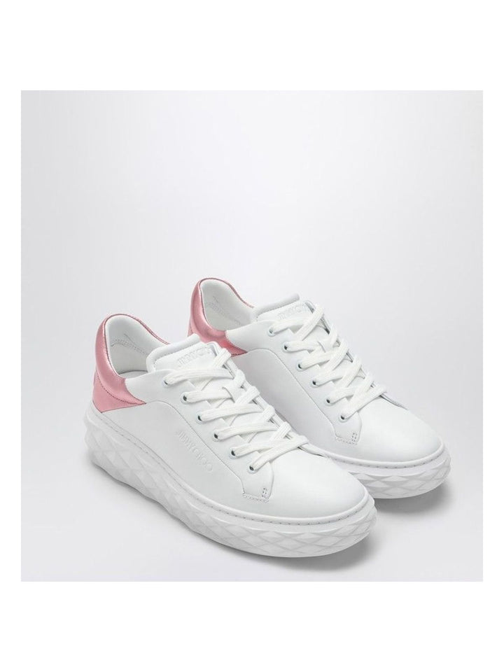 DIAMOND MAXI WHITE/PINK METALLIC SNEAKER