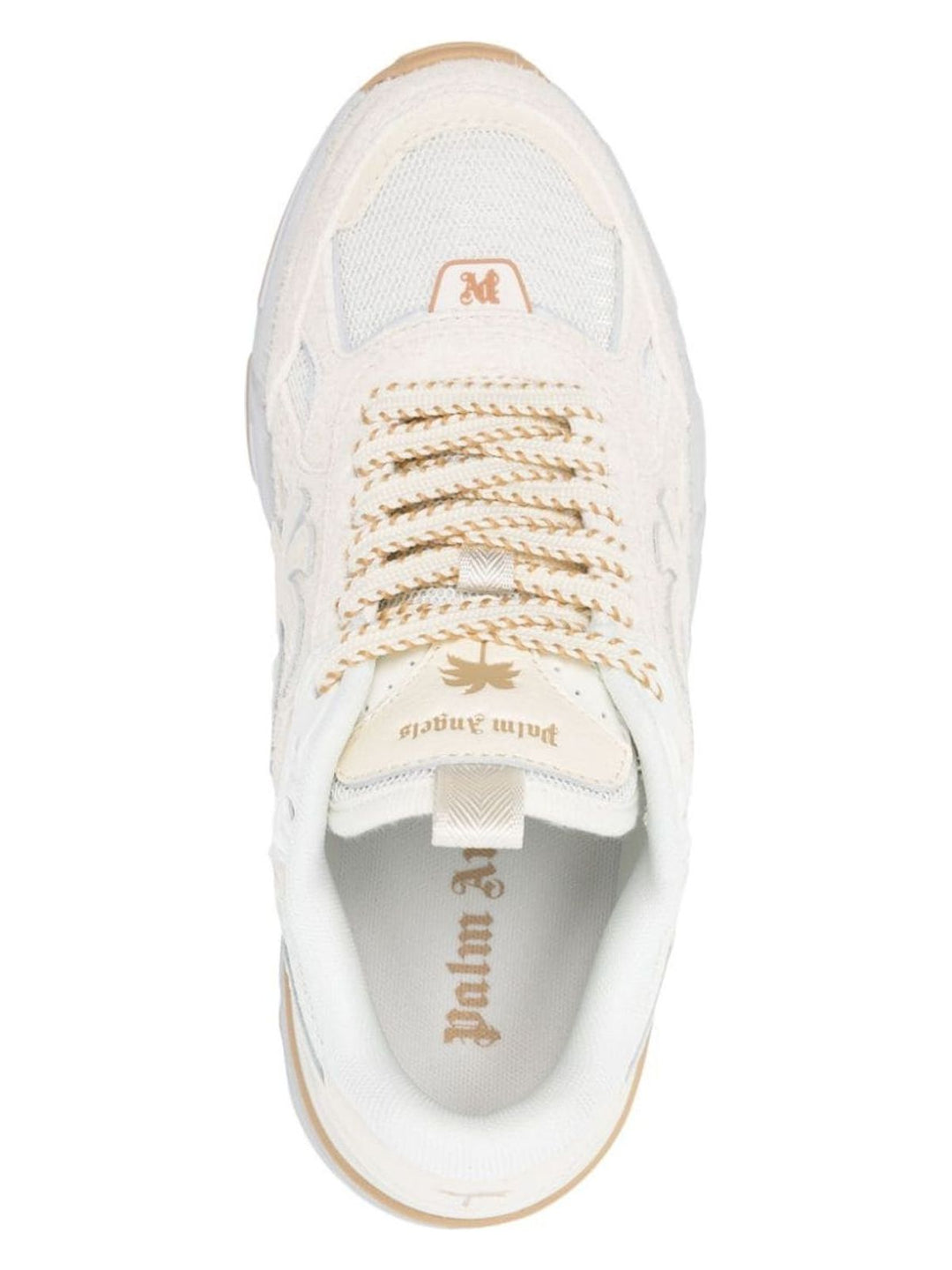 MAXI BEIGE SNEAKER PALM TREE LOGO