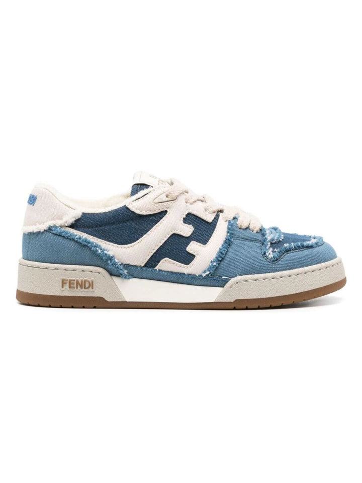 MATCH LOW TRAINER IN BLUE DENIM