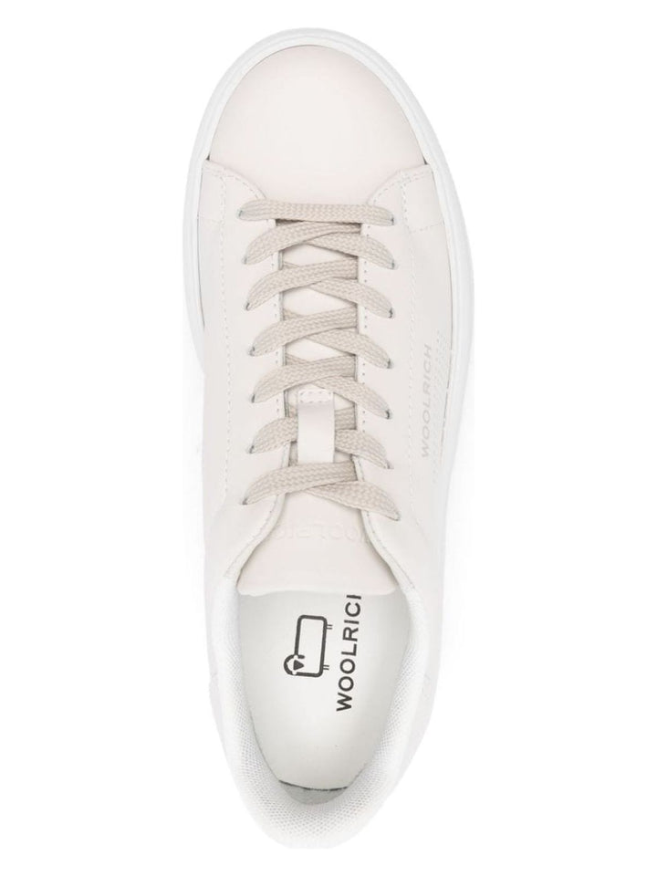 CHUNKY COURT LEATHER SNEAKERS