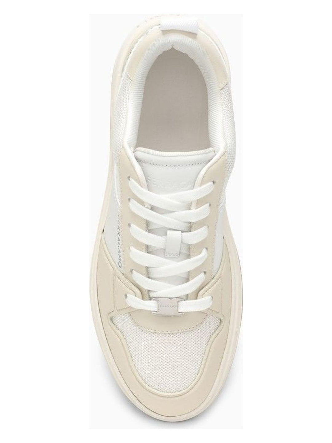 LOW WHITE LEATHER TRAINER