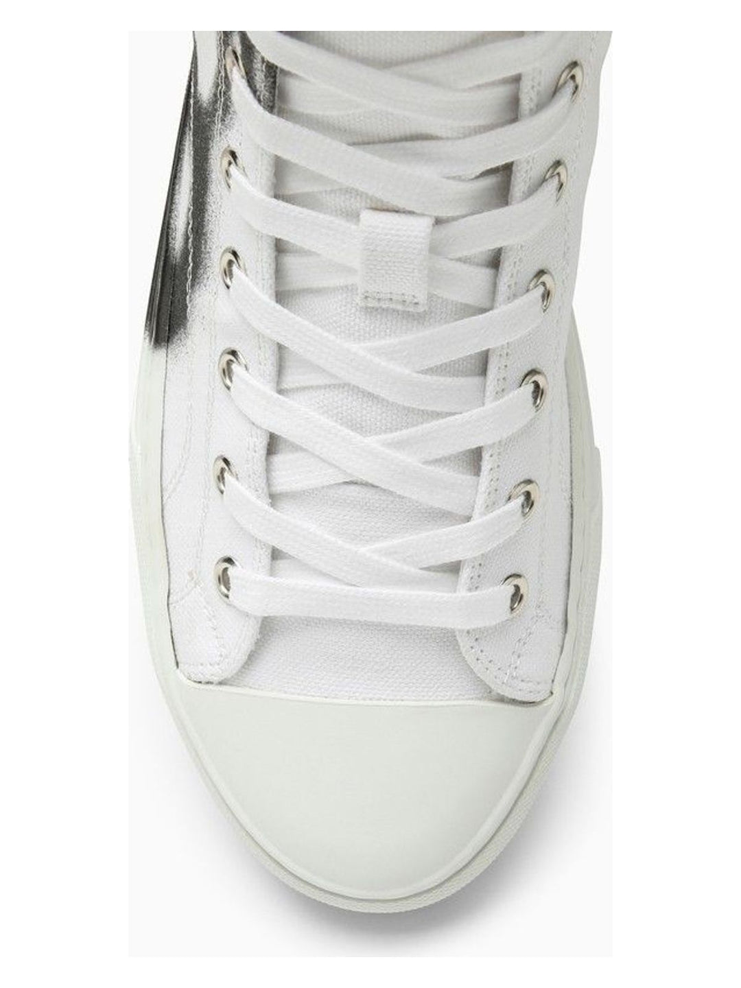 BLACK/WHITE COTTON CANVAS TRAINER