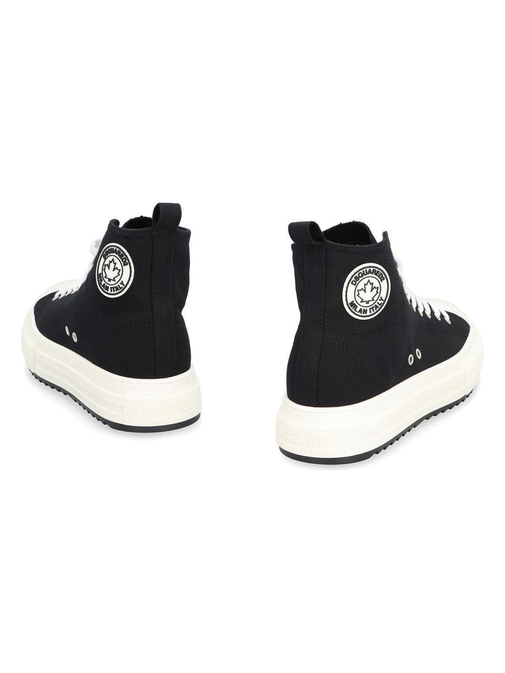 CANVAS HIGH-TOP SNEAKERS