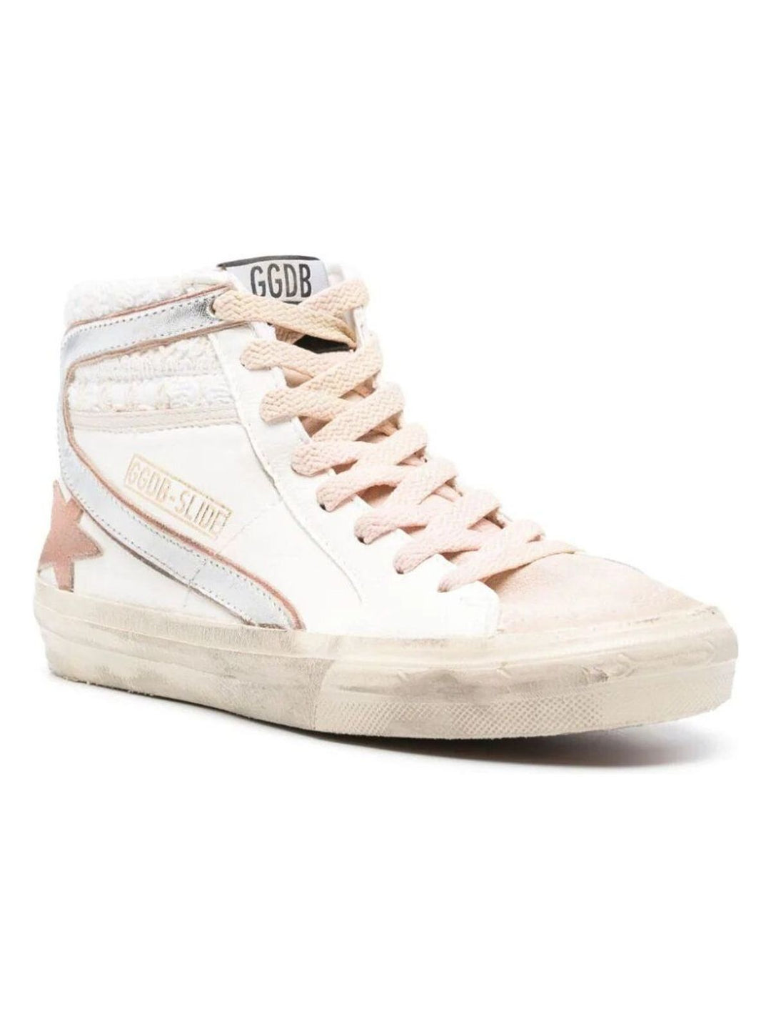 GOLDEN GOOSE SLIDE HIGH-TOP SNEAKERS
