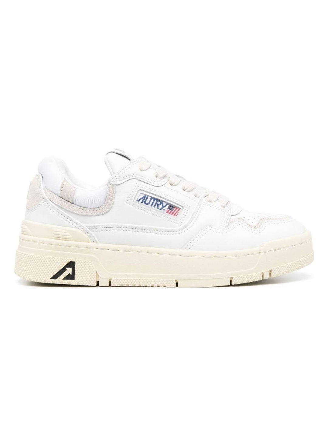 LOW CLC WHITE LEATHER TRAINER