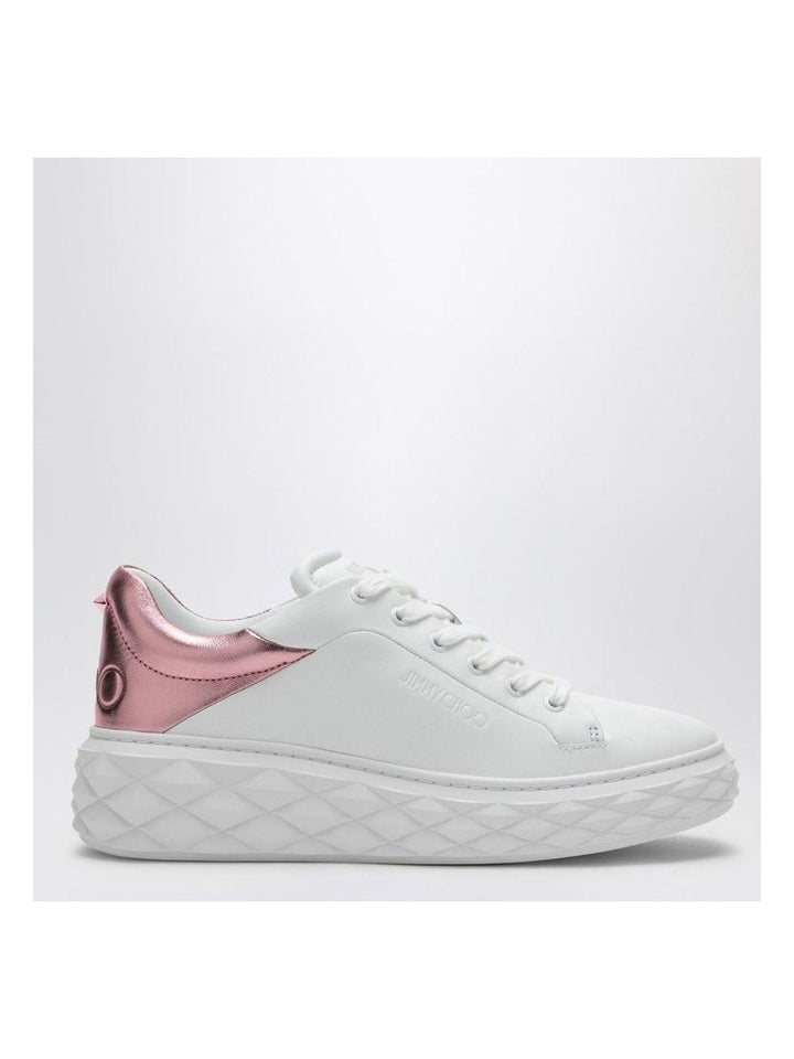 DIAMOND MAXI WHITE/PINK METALLIC SNEAKER