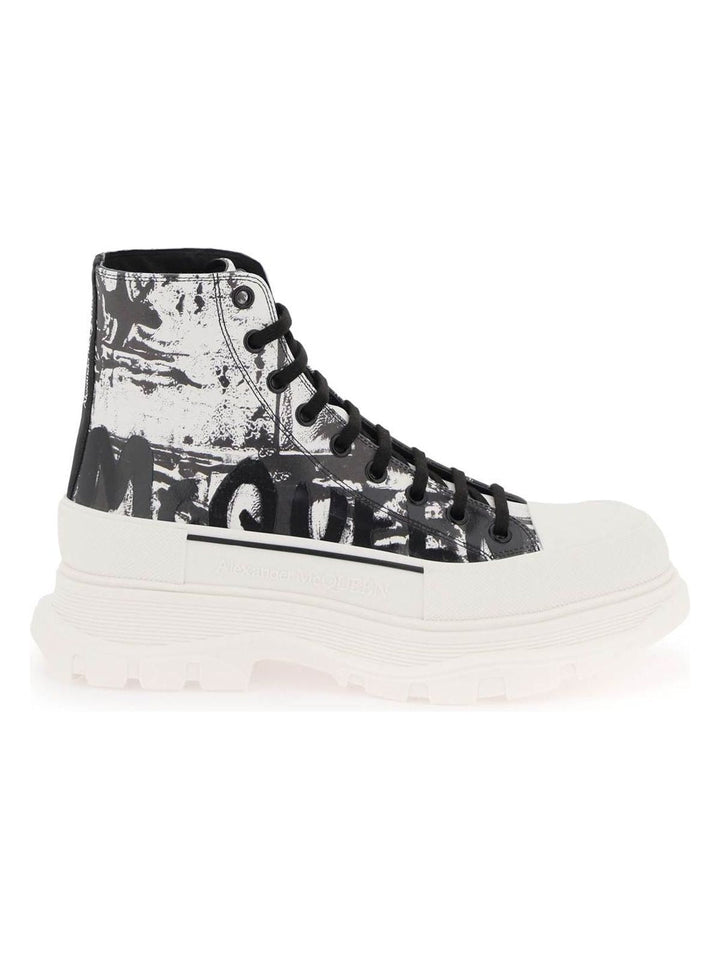 'TREAD SLICK GRAFFITI' ANKLE BOOTS