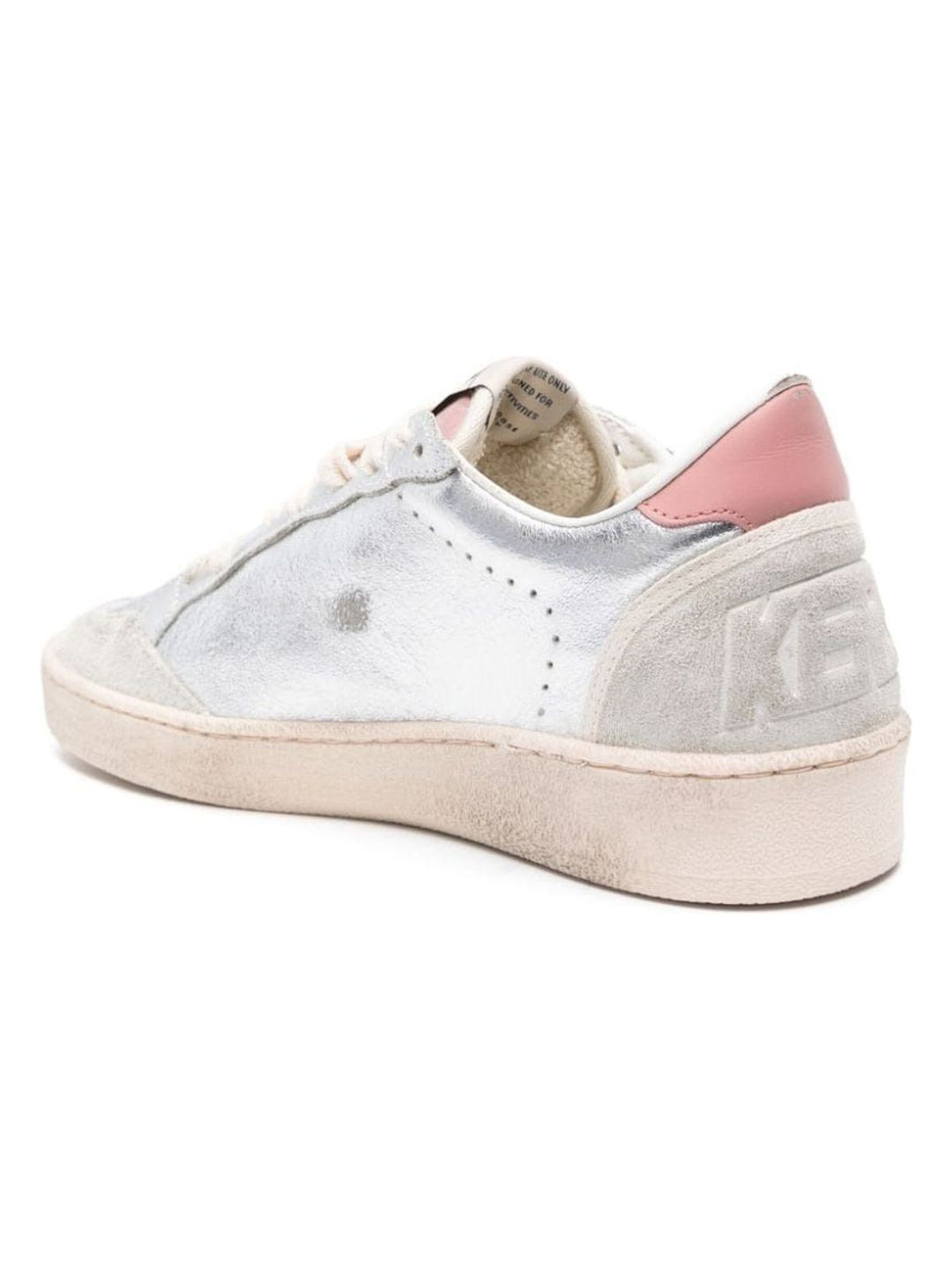 SNEAKER BALL STAR PLATEADO NUDE ROSA