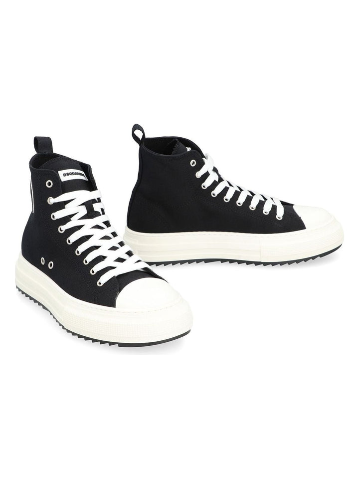 CANVAS HIGH-TOP SNEAKERS