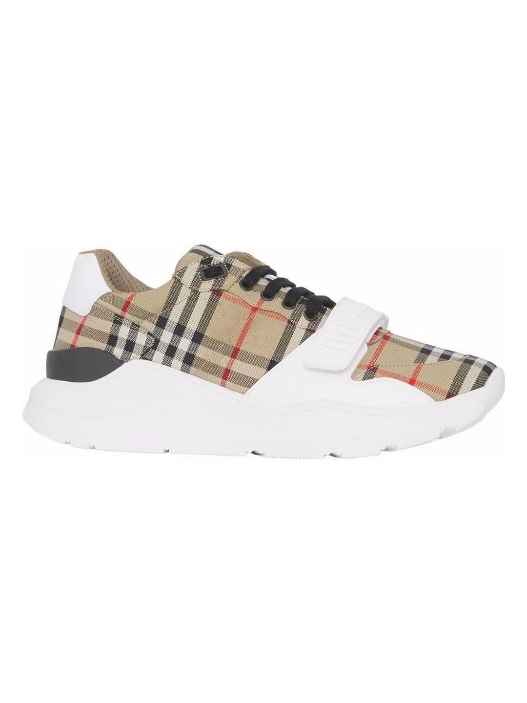 CHECK FABRIC SNEAKERS