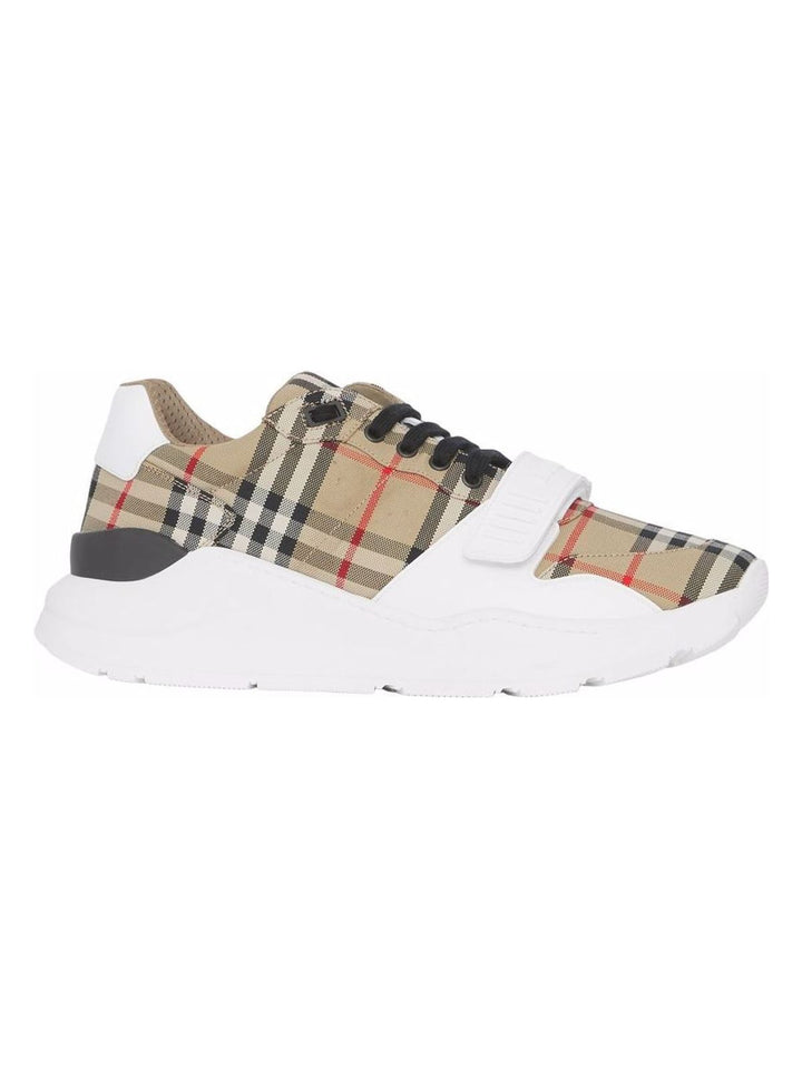 CHECK FABRIC SNEAKERS