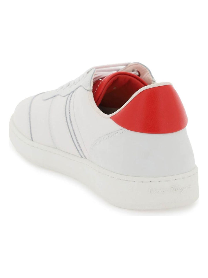 SALVATORE  LEATHER SNEAKERS