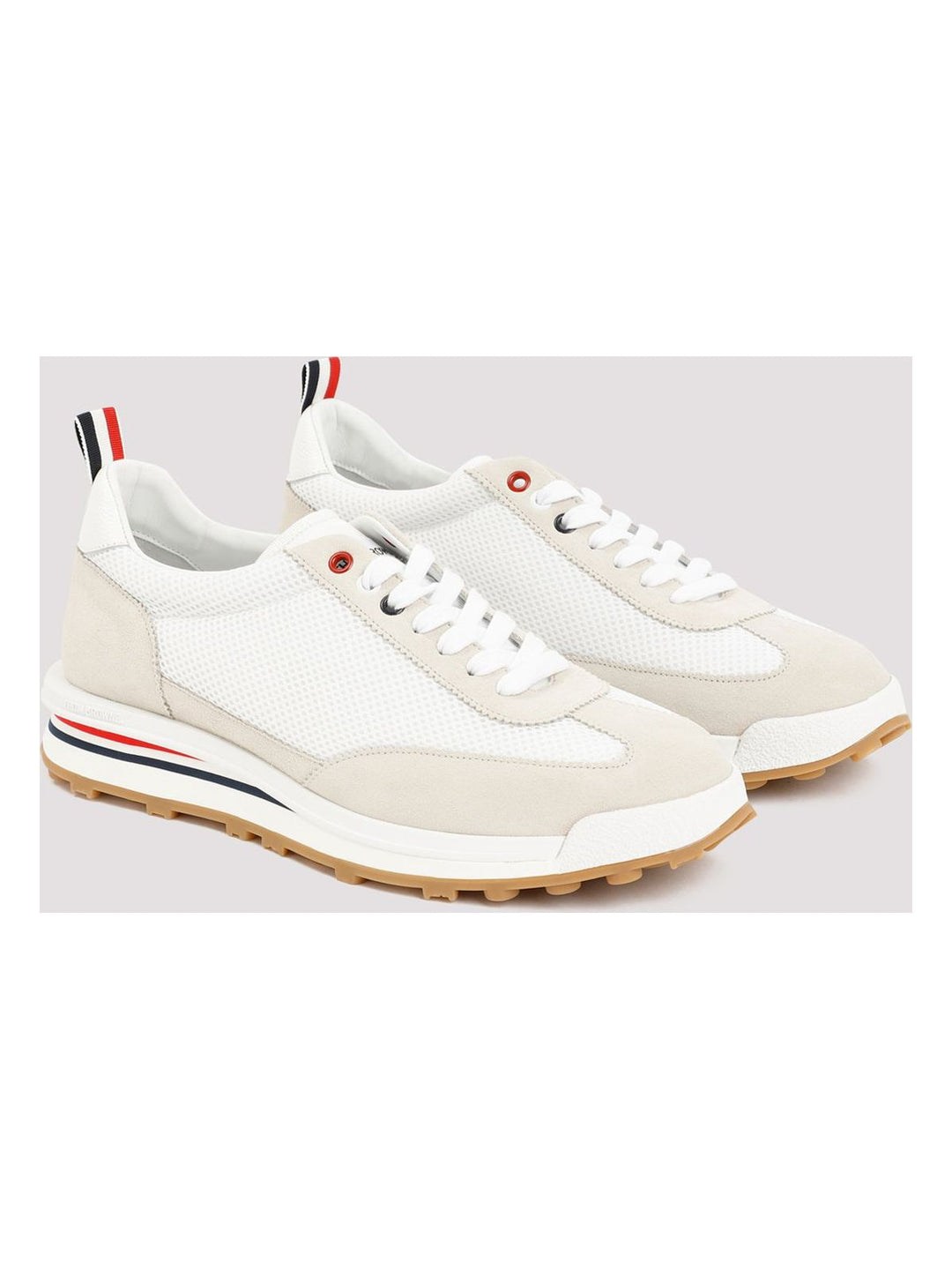 MESH AND SUEDE LEATHER SNEAKERS IN 9