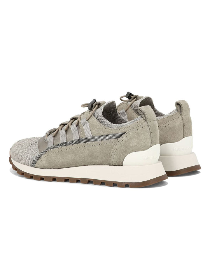 SNEAKERS WITH LAMÉ DETAILS