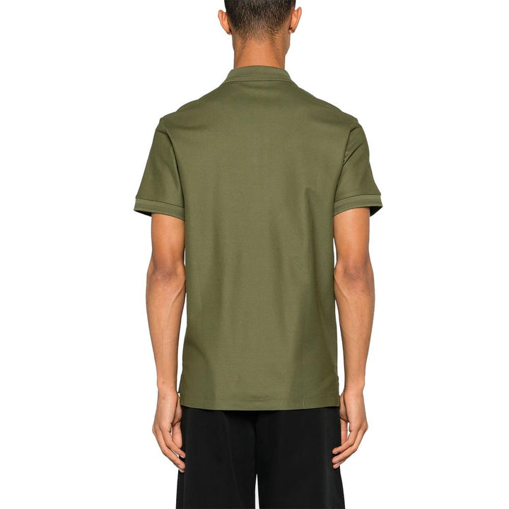 Burberry Green Cotton Polo Men's Shirt