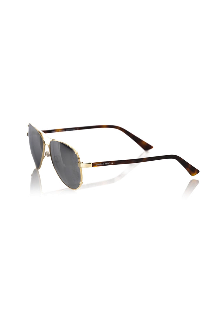 Frankie Morello Aviator Elegance Sunglasses in Men's Gold