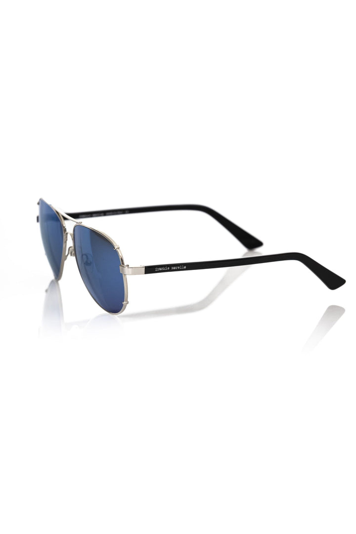 Frankie Morello Aviator-Style Metallic Frame Men's Sunglasses