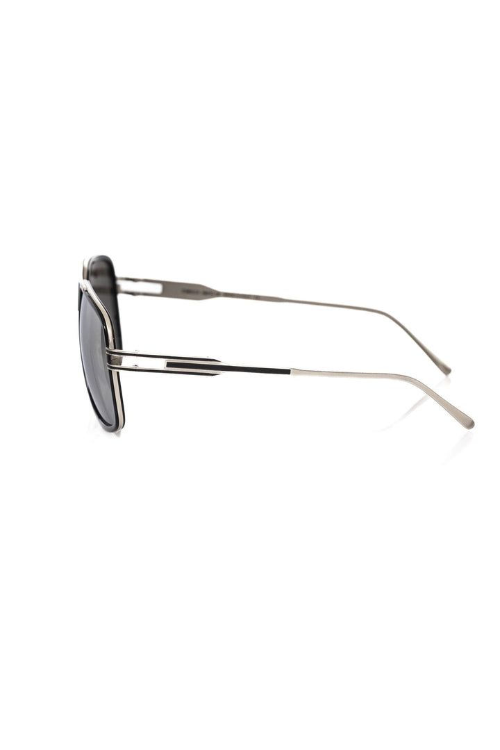 Frankie Morello Sleek Shield Sunglasses with Gradient Men's Lens